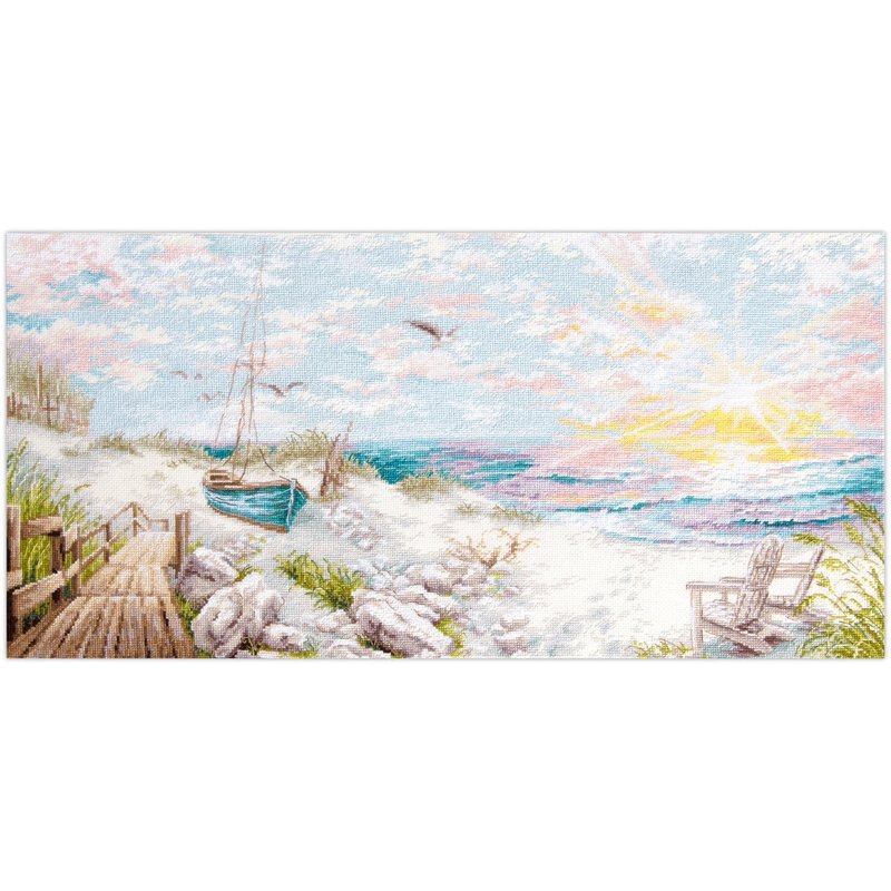 Kit de broderie Sérénité baltique Kit de broderie Sérénité baltique