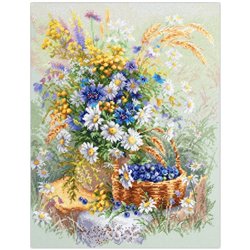 Kit de broderie Dans la clairière Kit de broderie Dans la clairière
