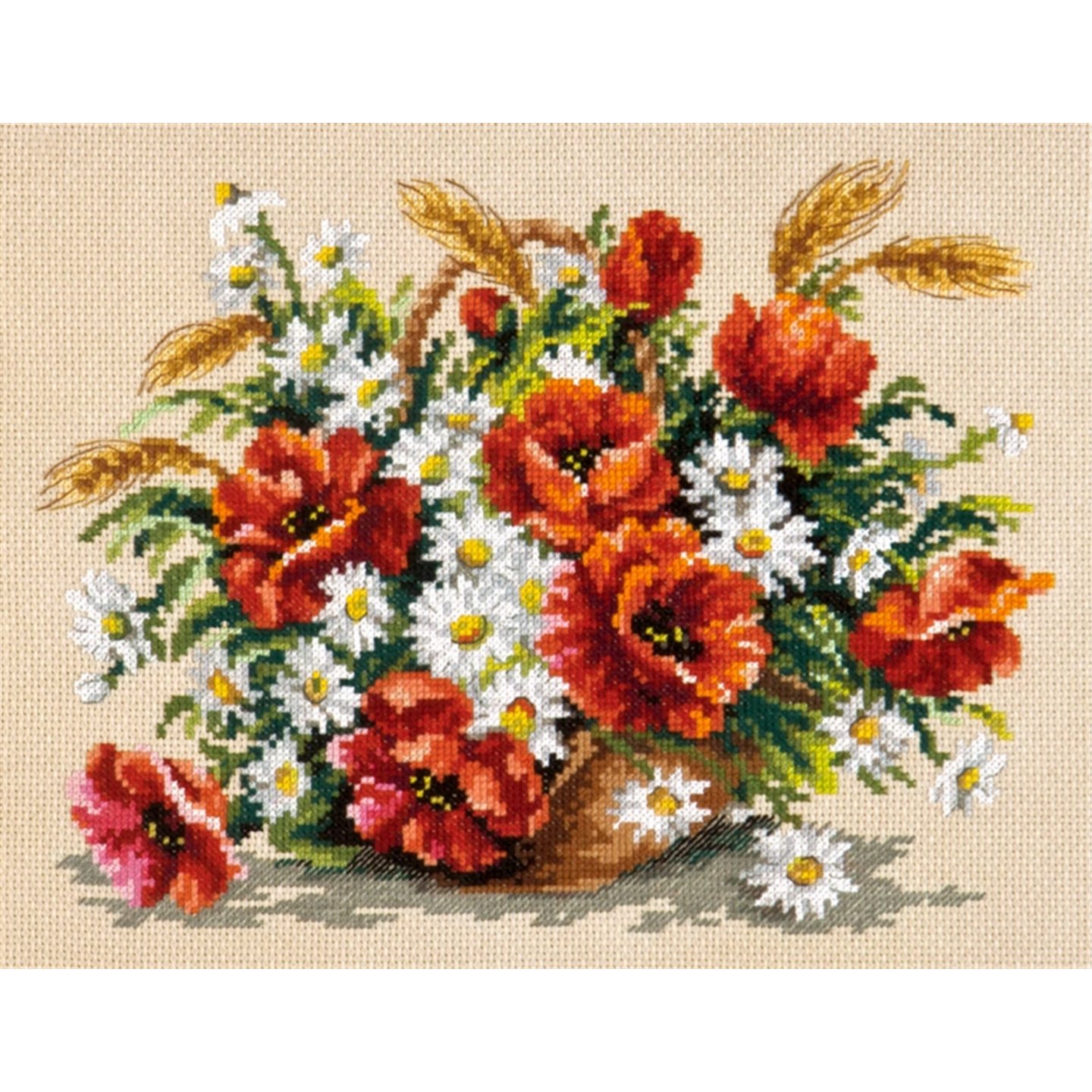 Kit de broderie Bouquet de fleurs sauvages
