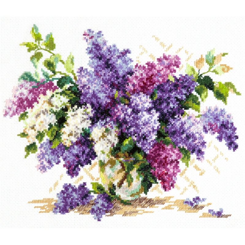 Embroidery kit Lilac Embroidery kit Lilac