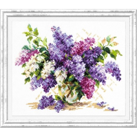 Embroidery kit Lilac