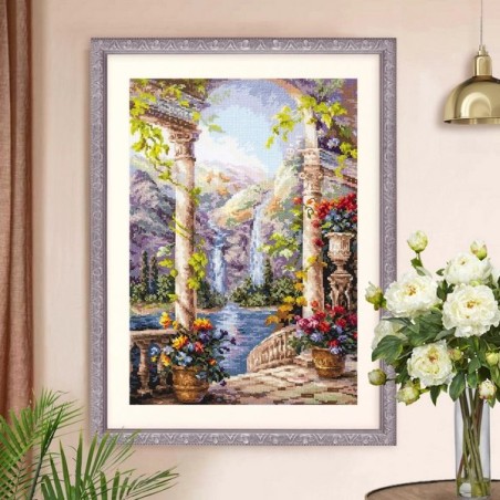 Embroidery kit Fantastic View