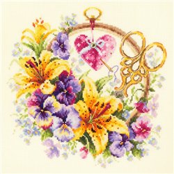 Kit de broderie Lys pour la brodeuse