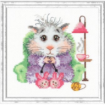 Kit de broderie Je tricote sur commande
