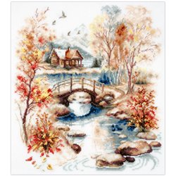 Kit de broderie Aquarelle d'automne
