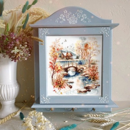 Embroidery kit Autumn Watercolor