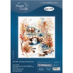 Kit de broderie Aquarelle d'automne