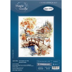 Kit de broderie Automne dans les montagnes