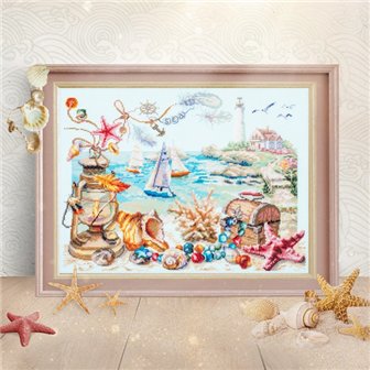 Embroidery kit Seaside Breeze 