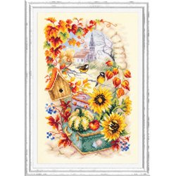 Embroidery kit Autumn Story