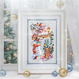 Kit de broderie Vacances d'hiver