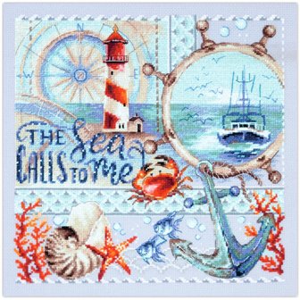 Embroidery kit The Sea Calls to Me…