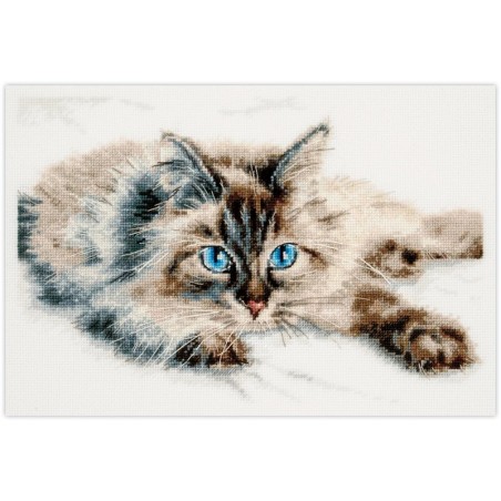 Embroidery kit Fluffy Happiness