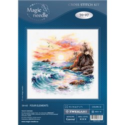 Kit de broderie Quatre éléments