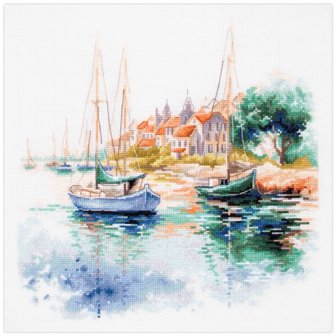 Kit de broderie Le port tranquille