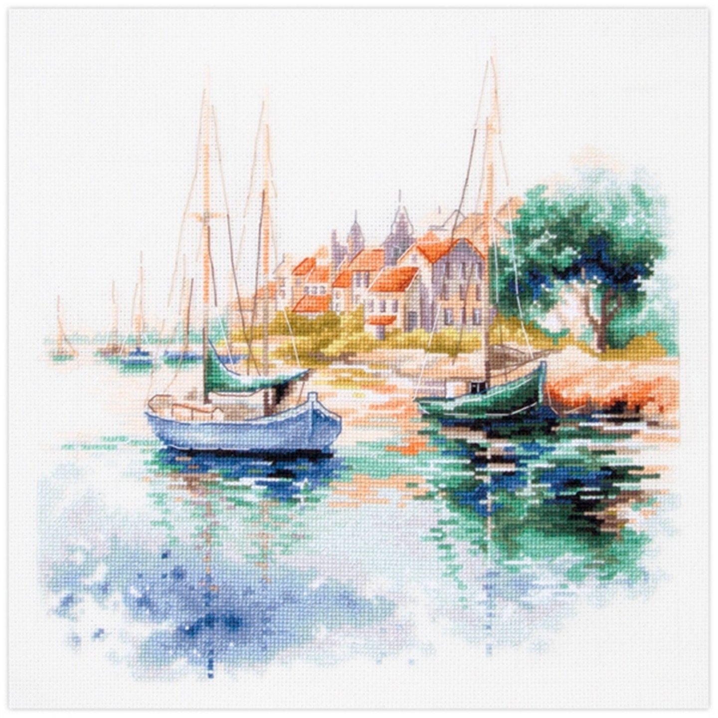 Embroidery kit The Quiet Harbor