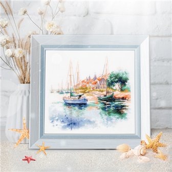 Kit de broderie Le port tranquille