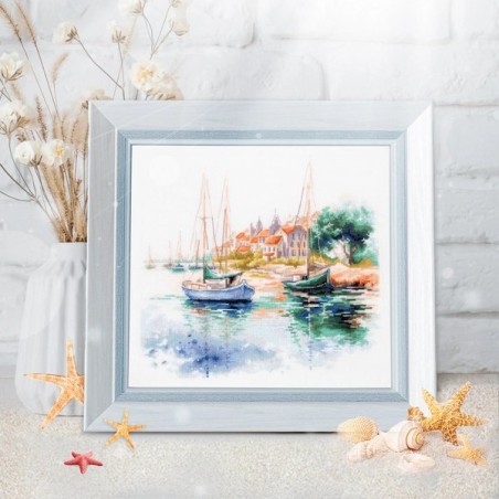 Stickset Der stille Hafen