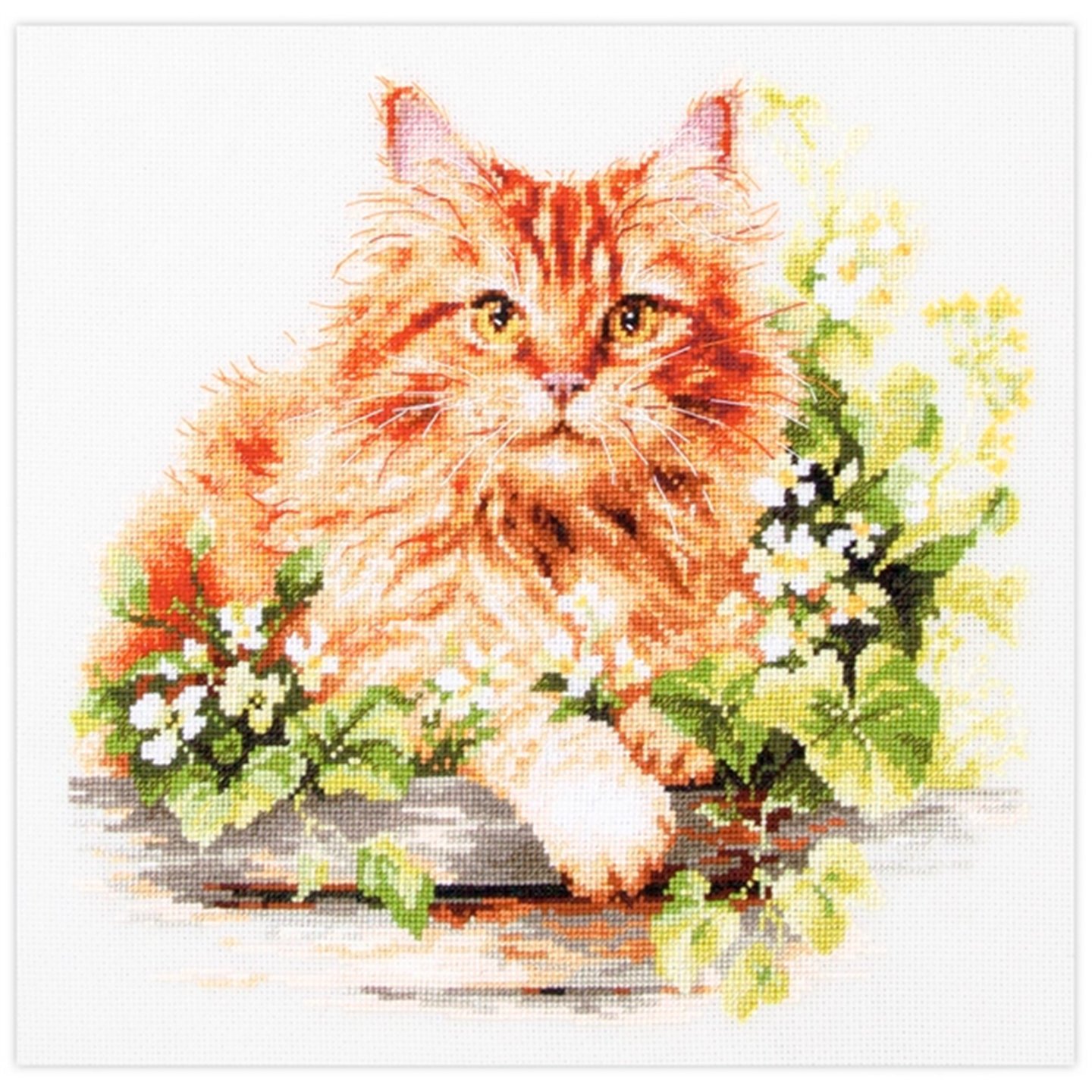 Stickset Die rote Katze