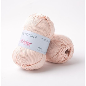 Häkelgarn  Phildar Phil Coton 4 laite de rose