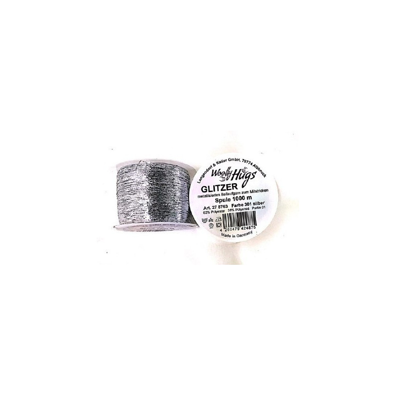 Woolly Hugs Glitzer Silber
