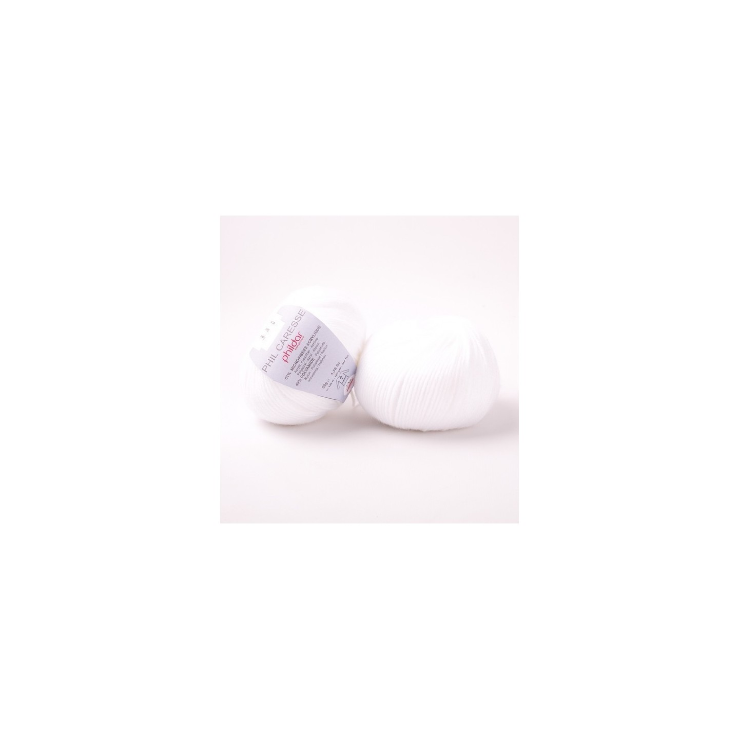 Breiwol Phildar Phil Caresse Blanc