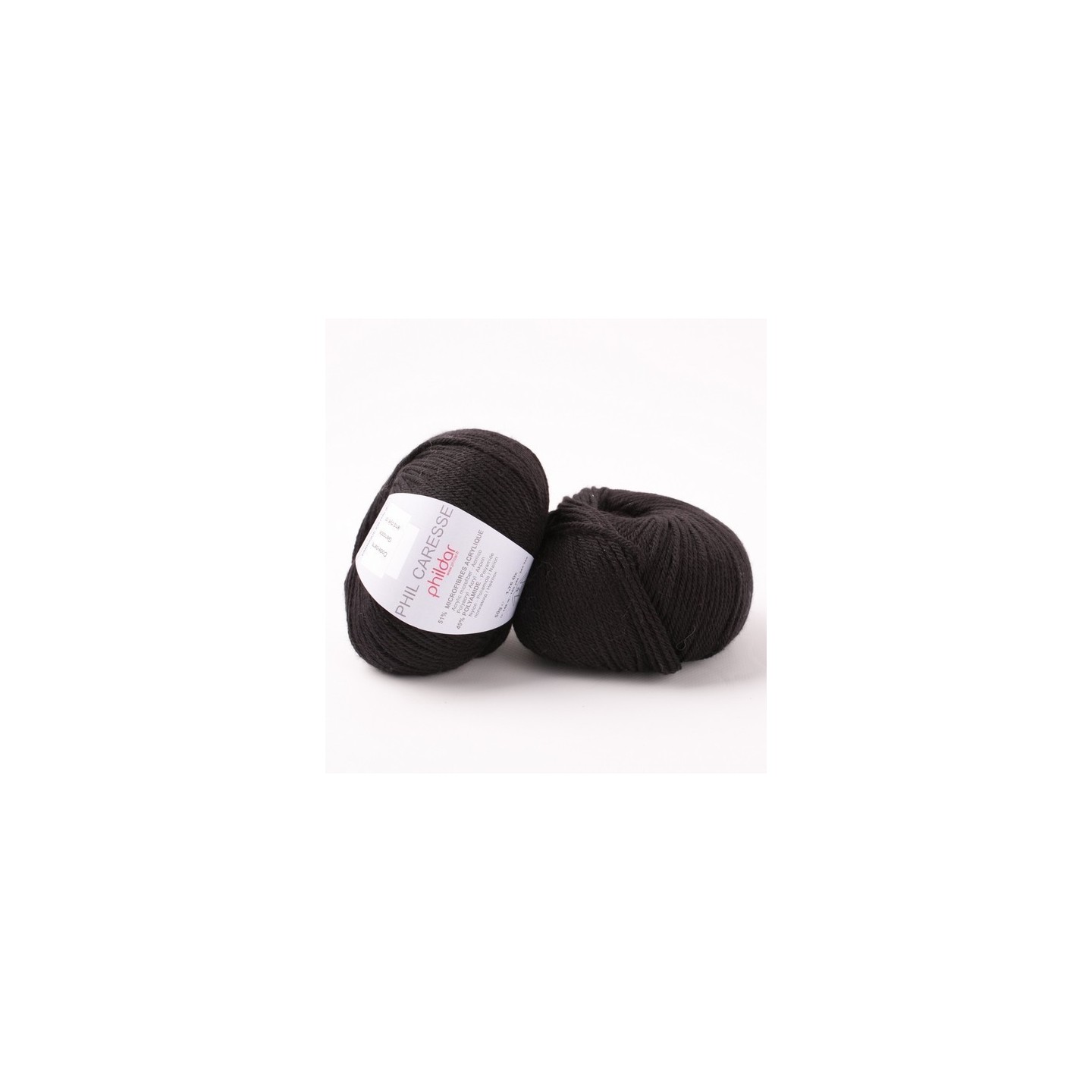 Strickwolle Phildar Phil  Caresse Noir