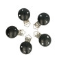 Wood pacifier clip black