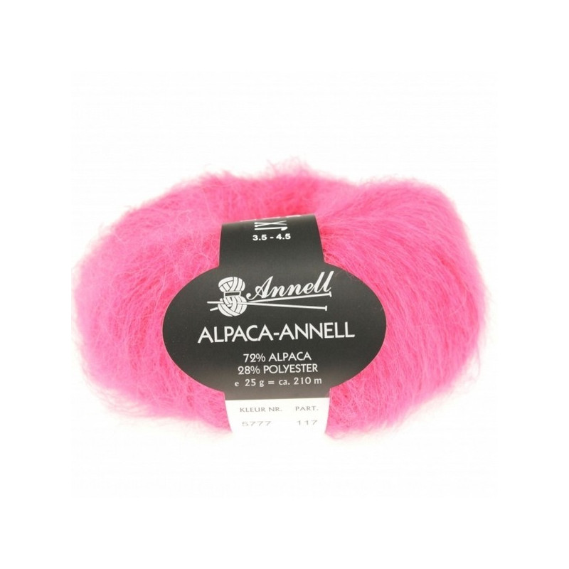 Alpaca Annell 5777 aardbei roos