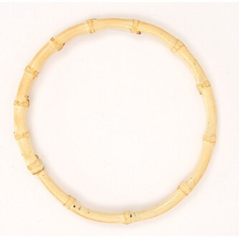   Bag handles bamboo nature 18 cm