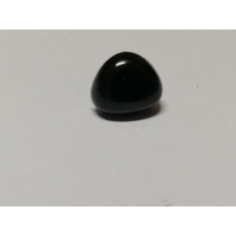 Nez 12 mm triangle plat noir