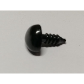Animal noses 12 mm triangle flat black