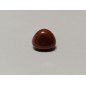 Animal noses 12 mm triangle flat brown