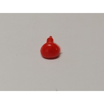   Dierenneus 12 mm driehoek vlak - rood