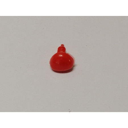 Nez 12 mm triangle plat rouge