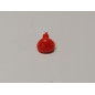 Nez 12 mm triangle plat rouge