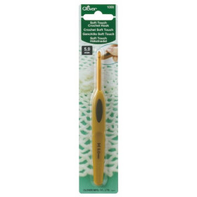  Clover Häkelnadel Soft Touch 5 mm