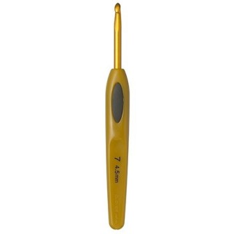  Clover Crochet hook soft touch 4,5 mm