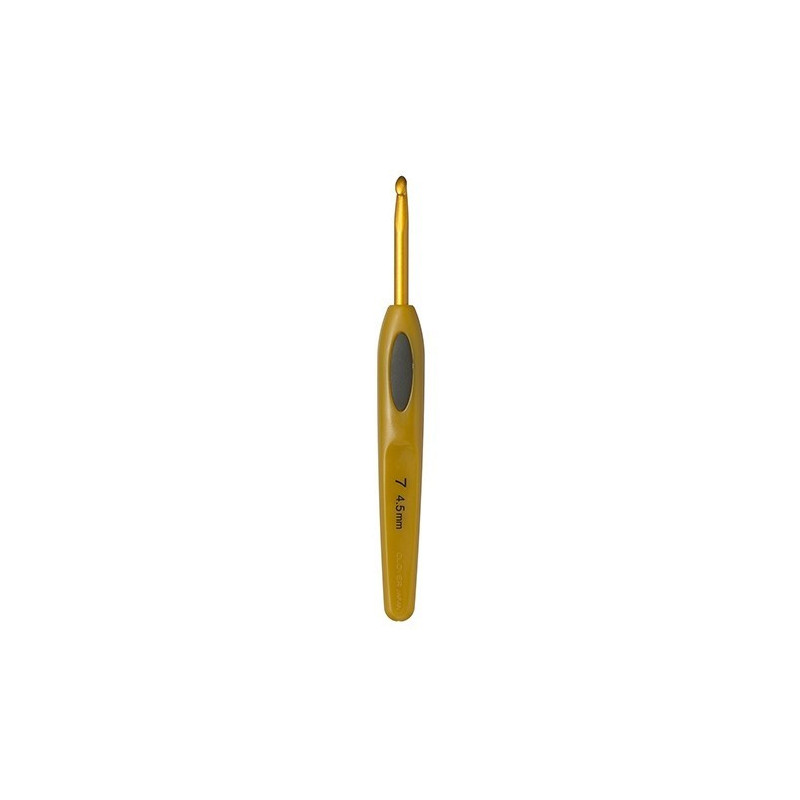 Crochet hook soft touch 4,5 mm