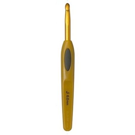 Haaknaald soft touch 6 mm