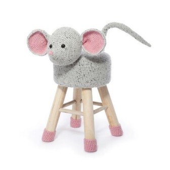   Tabourets animaliers au crochet partie 1