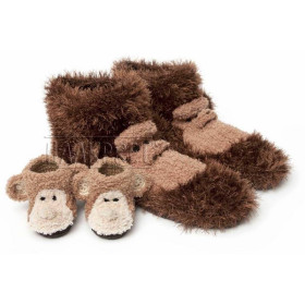 Crocheted slippers