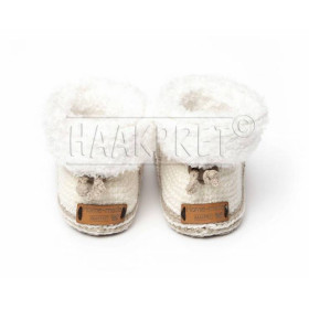   Crocheted slippers