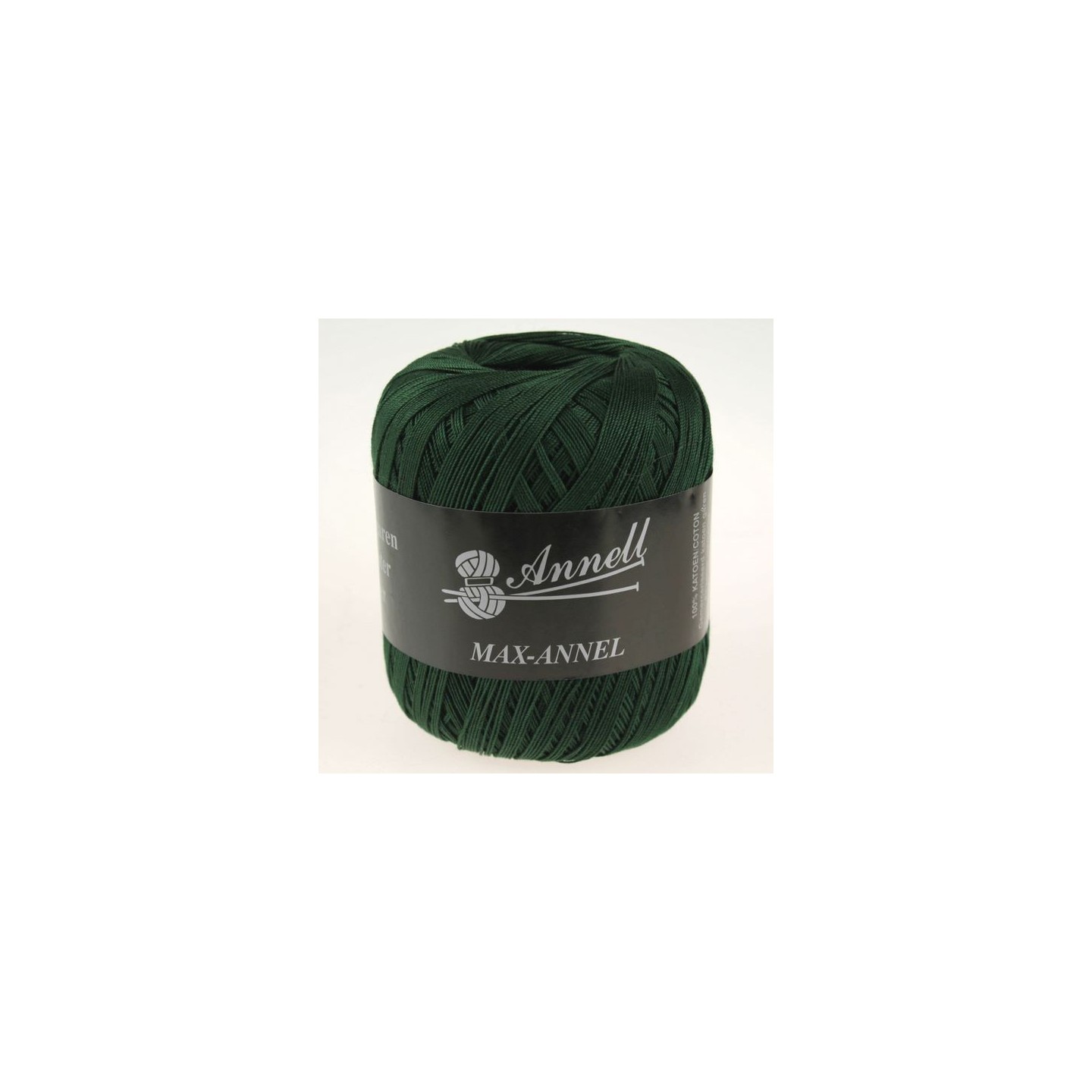 Crochet yarn Annell Max 3445 Dark green