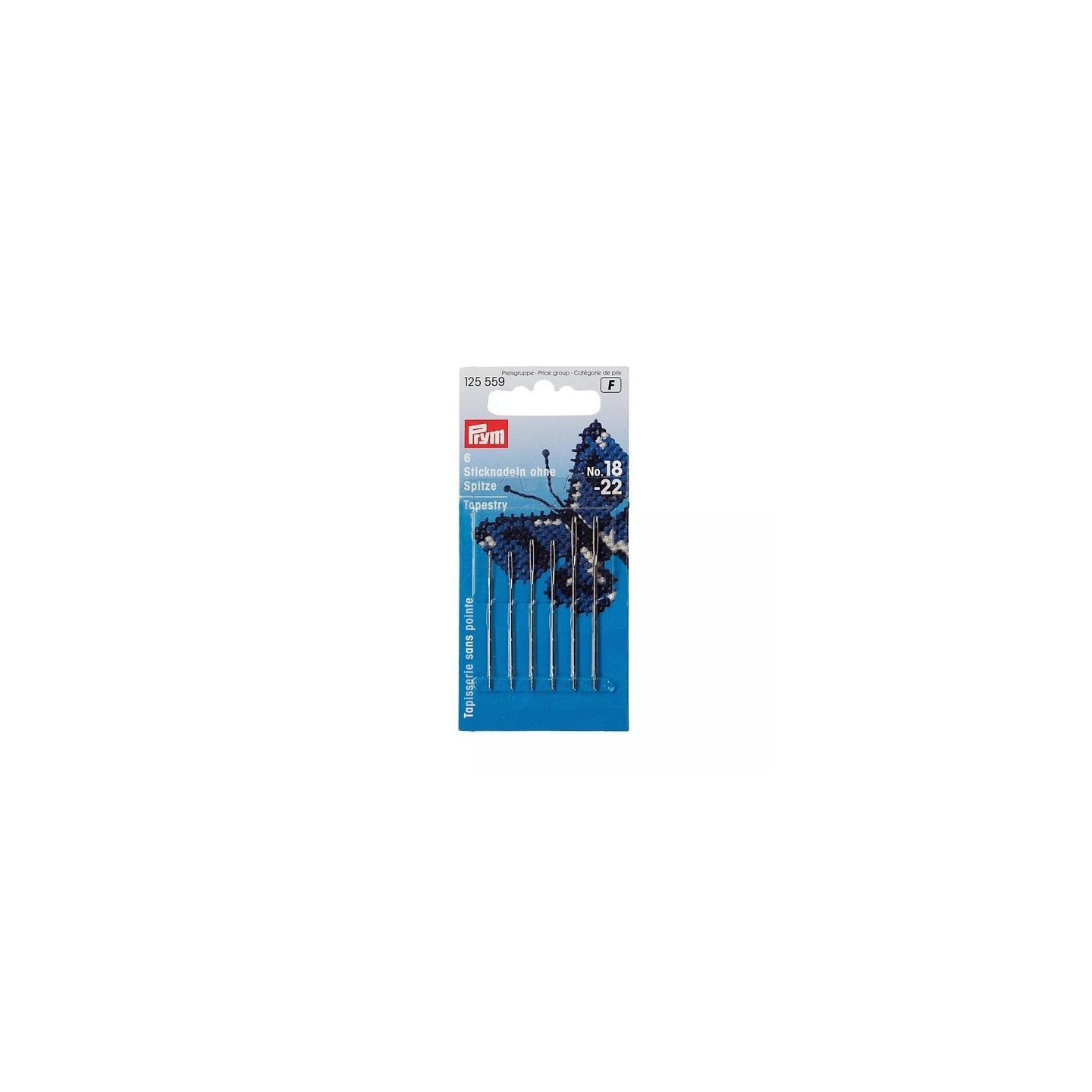 Tapestry needles with blunt point 18-22