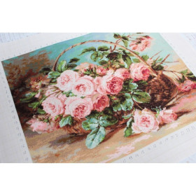 Luca-S Stickset Korb der Rosen