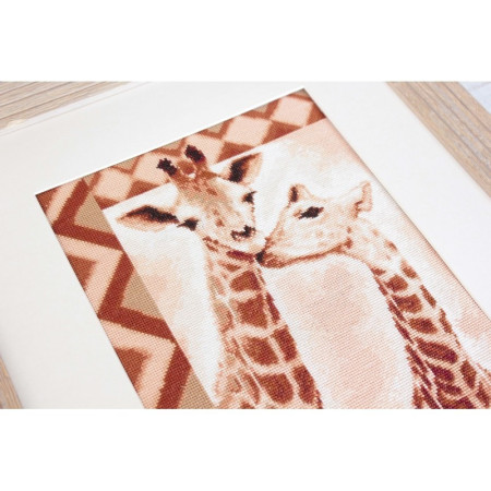 Embroidery kit Giraffes