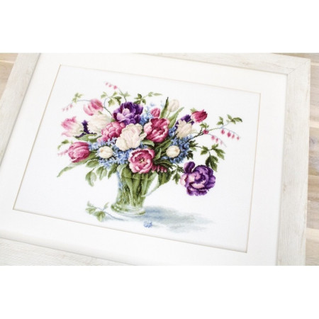 Stickset Tulpen