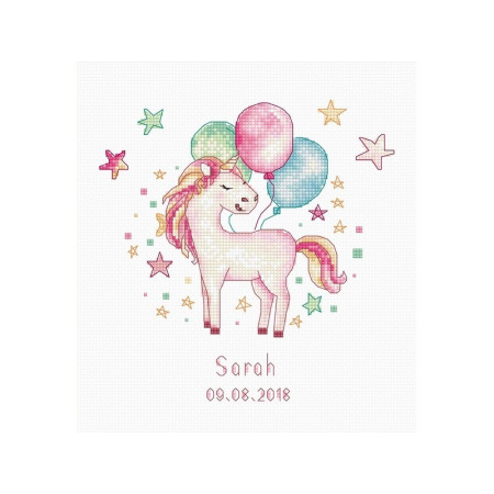 Embroidery kit Unicorn