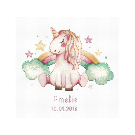 Embroidery kit Unicorn 2